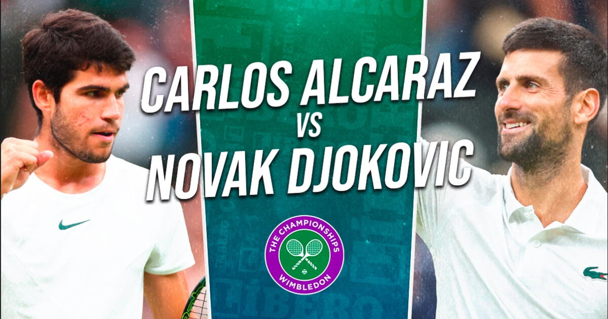Alcaraz vs. Djokovic: fecha, hora y canal de la final de Wimbledon 2023