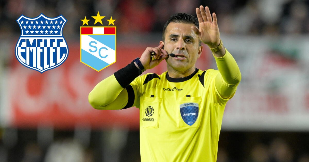 Conmebol designó al chileno Piero Maza como árbitro del Sporting Cristal vs. Emelec
