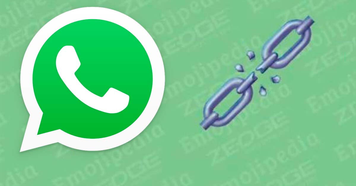 WhatsApp: ¿Cuál es el verdadero significado del emoji de la cadena rota?