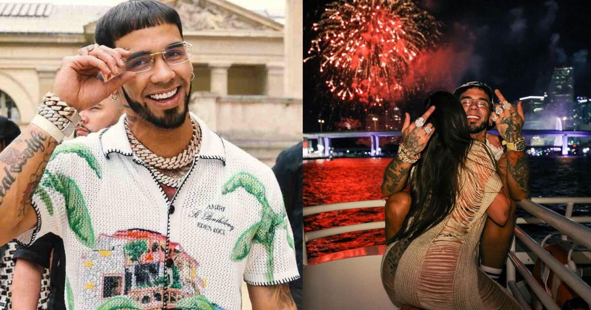 Anuel AA publicly announces his new relationship with a Venezuelan model and introduces her to Messi.