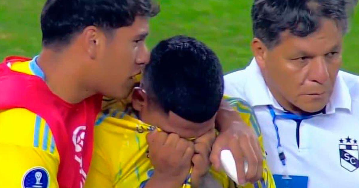 Joao Grimaldo rompió en llanto tras eliminación de Sporting Cristal de la Copa Sudamericana