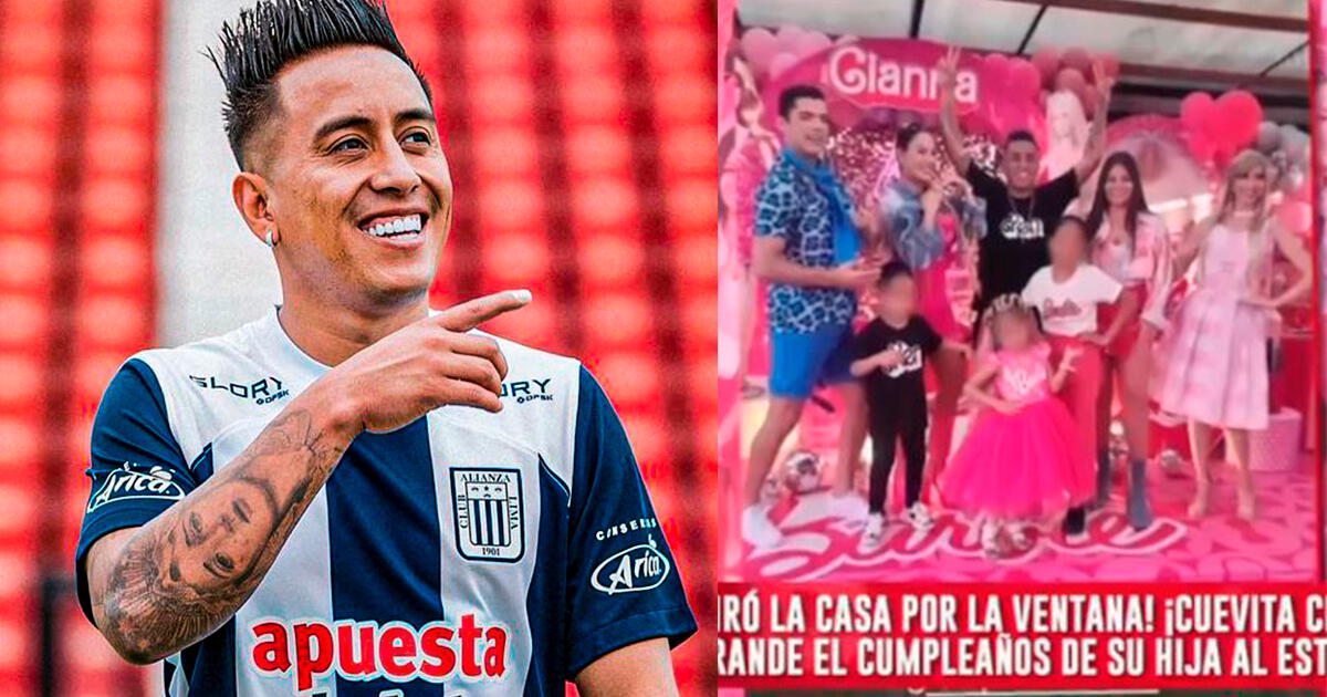 Christian Cueva would have spent 10,000 soles on a Barbie party for his daughter, according to América HOY.