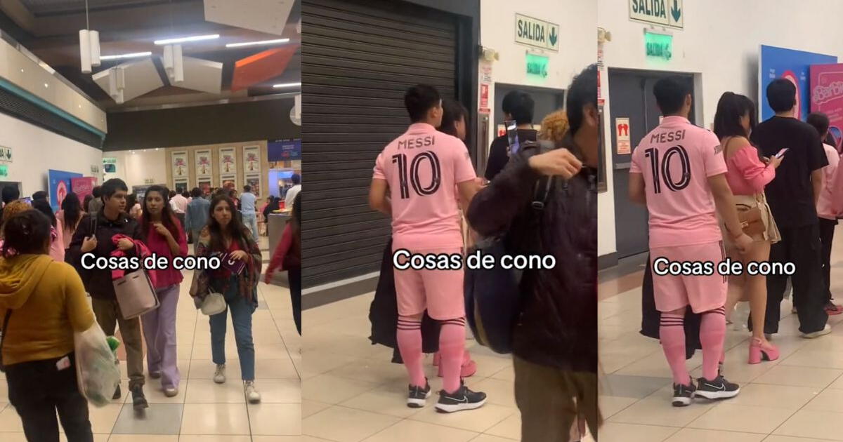 Joven va a ver Barbie, pero no le alcanzó para ser 'Ken' y fue como Messi