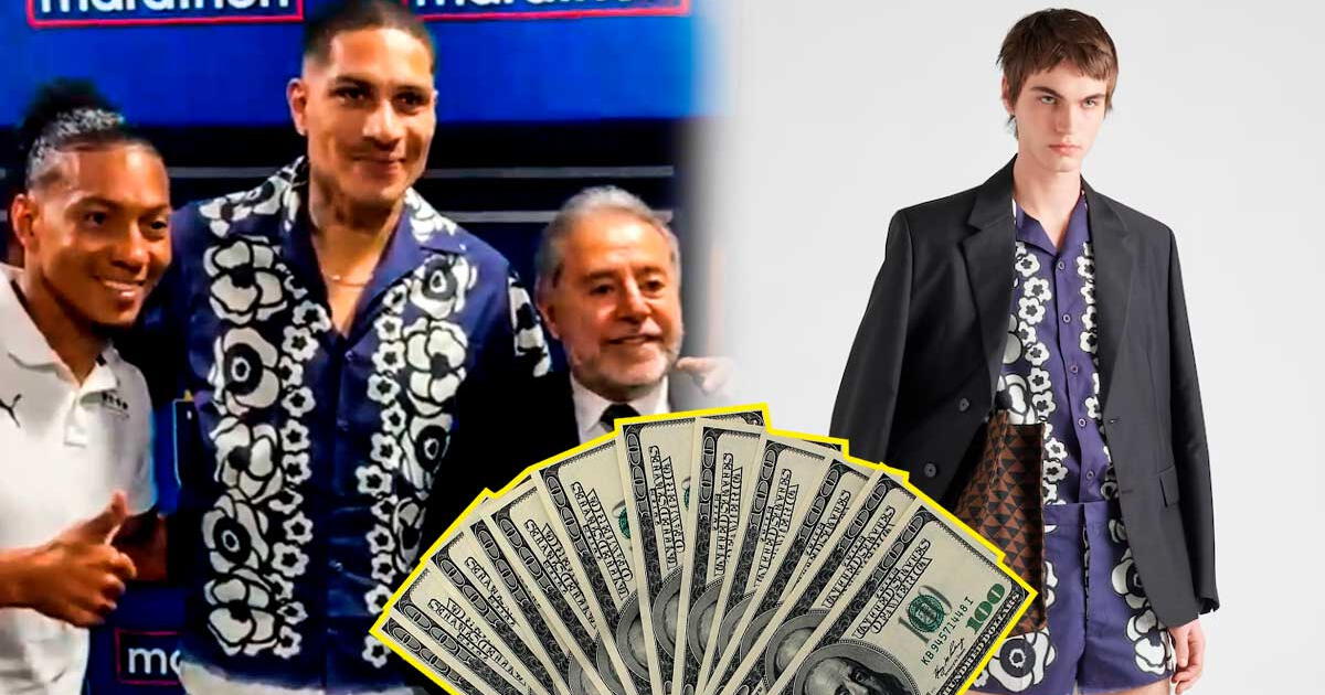 Paolo Guerrero y su camisa de precio exorbitante para ser presentado en el LDU Quito