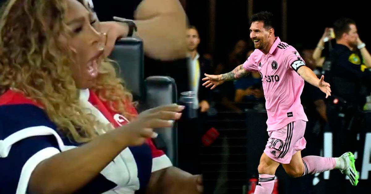 La curiosa reacción de Serena Williams tras el gol de Lionel Messi