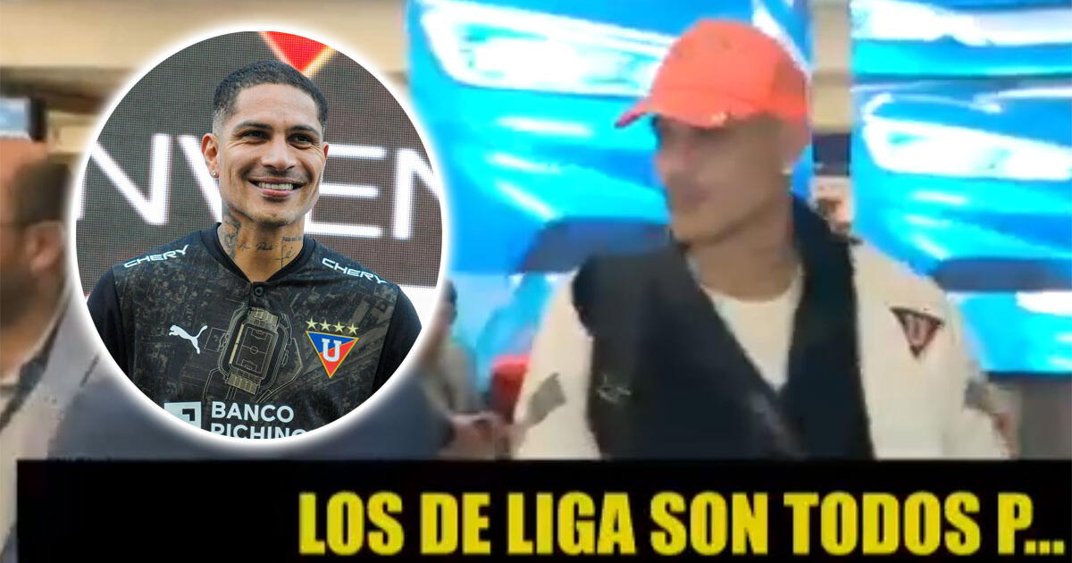 Paolo Guerrero recibió fuertes insultos a su llegada a Ecuador para sumarse a LDU