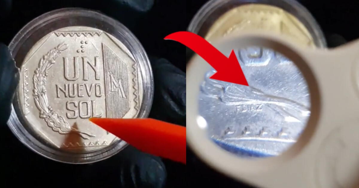 Así luce la moneda de 1 nuevo sol que cualquier peruano puede vender a 500 soles