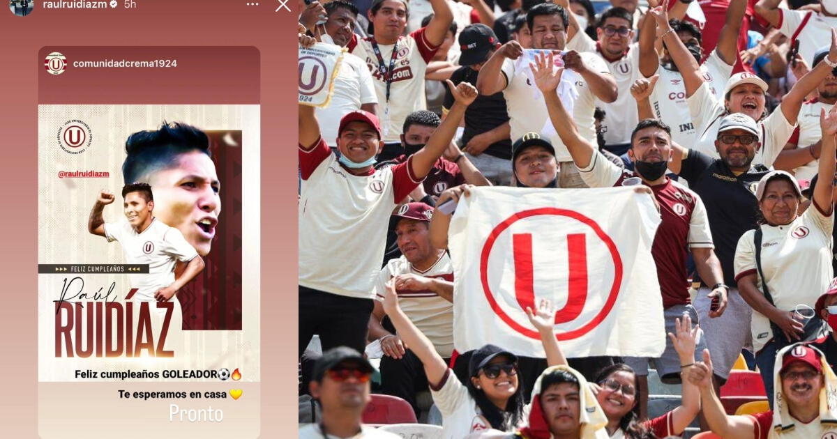 Raul Ruidíaz y el mensaje que ilusiona al hincha de Universitario a puertas del centenario