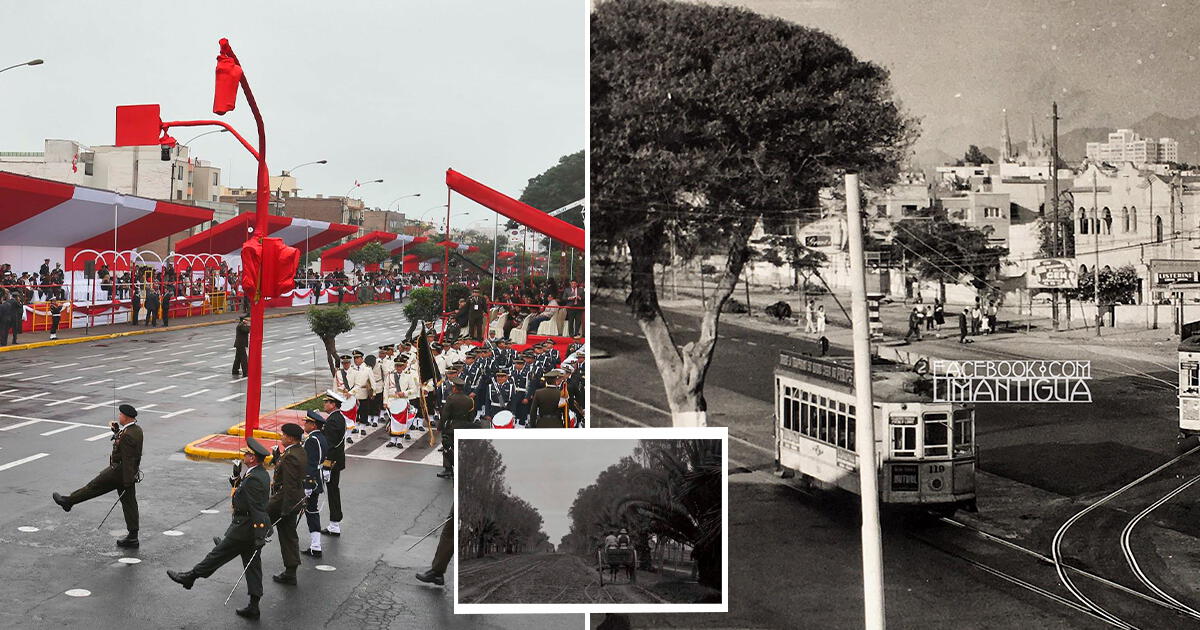 What was av. Brasil like in the 50s, the route for the Military Parade 2023?