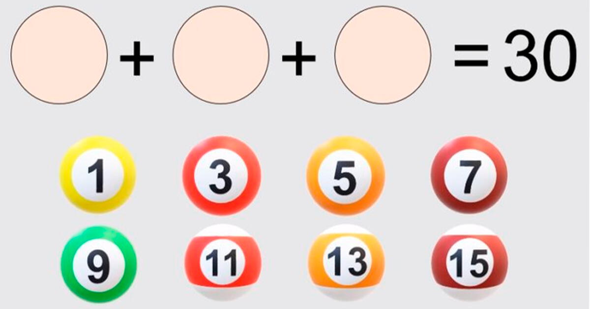 El acertijo que demostrará tu coeficiente intelectual: ¿Qué bolas usarías en la ecuación?