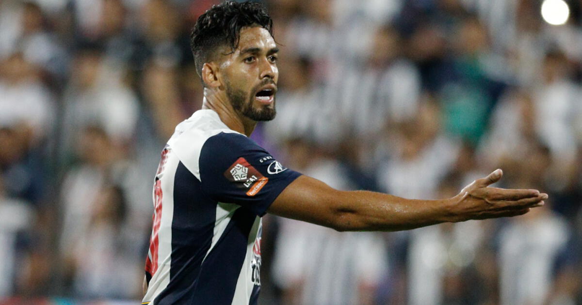 Andrés Andrade se sintió en el entrenamiento y sería baja de Alianza Lima ante Vallejo