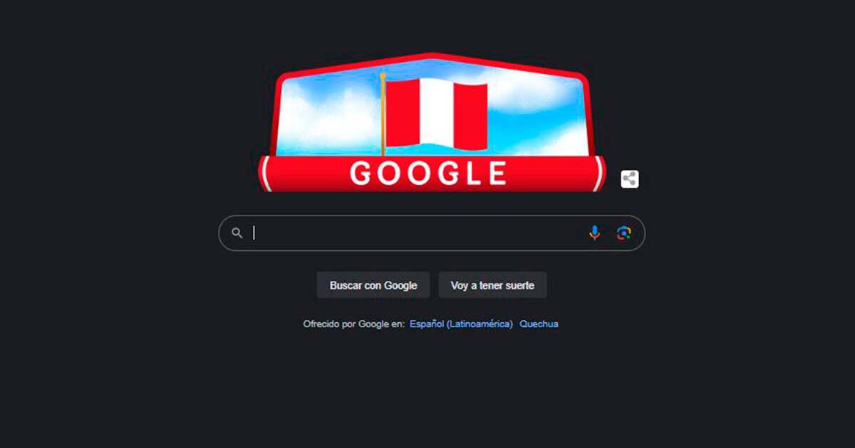Google se une a las celebraciones de Fiestas Patrias del Perú con increíble doodle