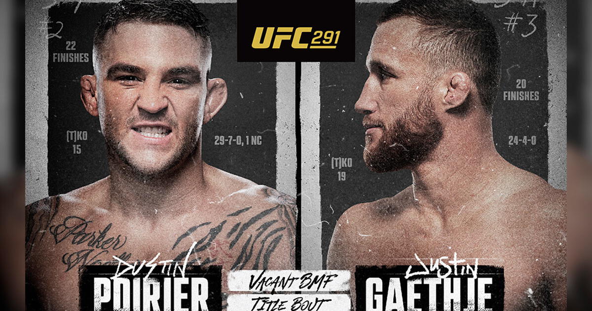 UFC 291: Justin Gaethje consigue el cinturón del BMF al vencer a Dustin Poirier