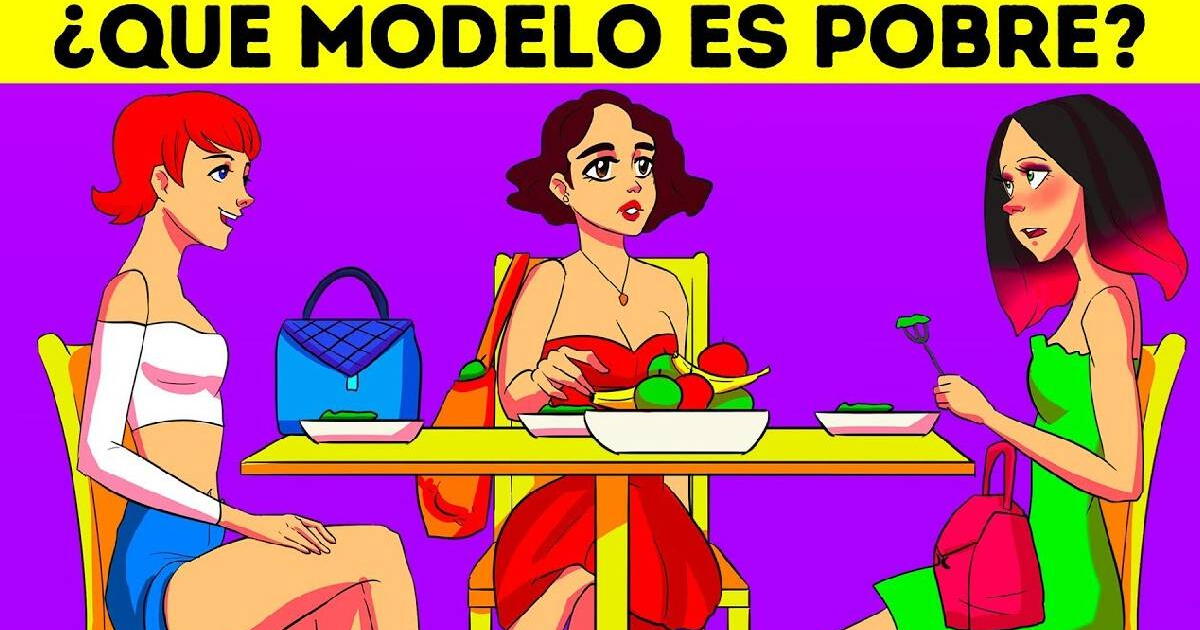 Descubre cuál de ellas es una modelo pobre y conságrate como un verdadero detective