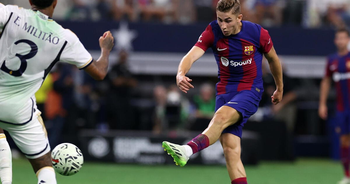 ¿Quién es Fermín López, la joya del Barcelona que le anotó un golazo al Real Madrid?