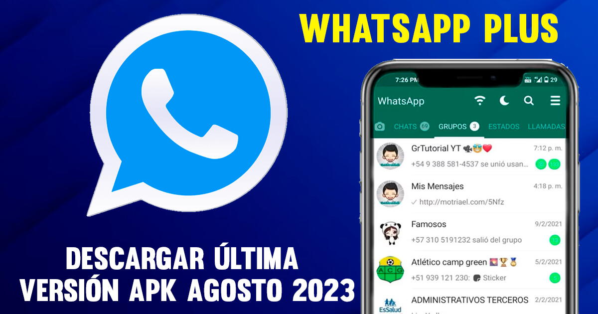 WhatsApp Plus actualización AGOSTO: mira cómo descargar el APK 2023