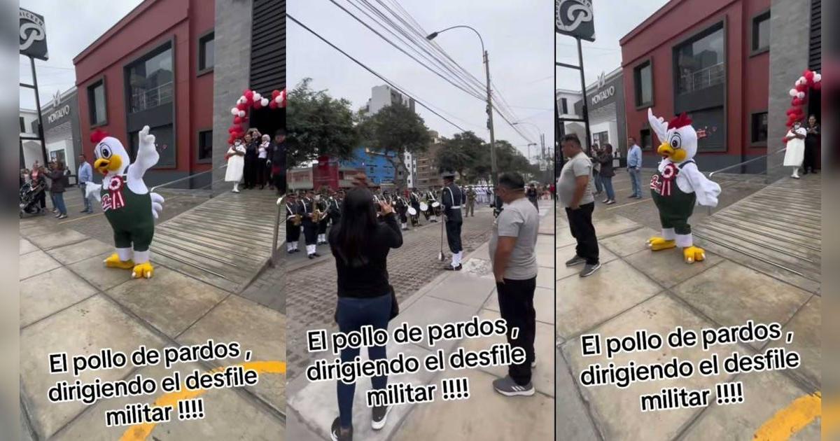 Pollito de Pardos se luce en Fiestas Patrias al dirigir banda musical de la Marina de Guerra