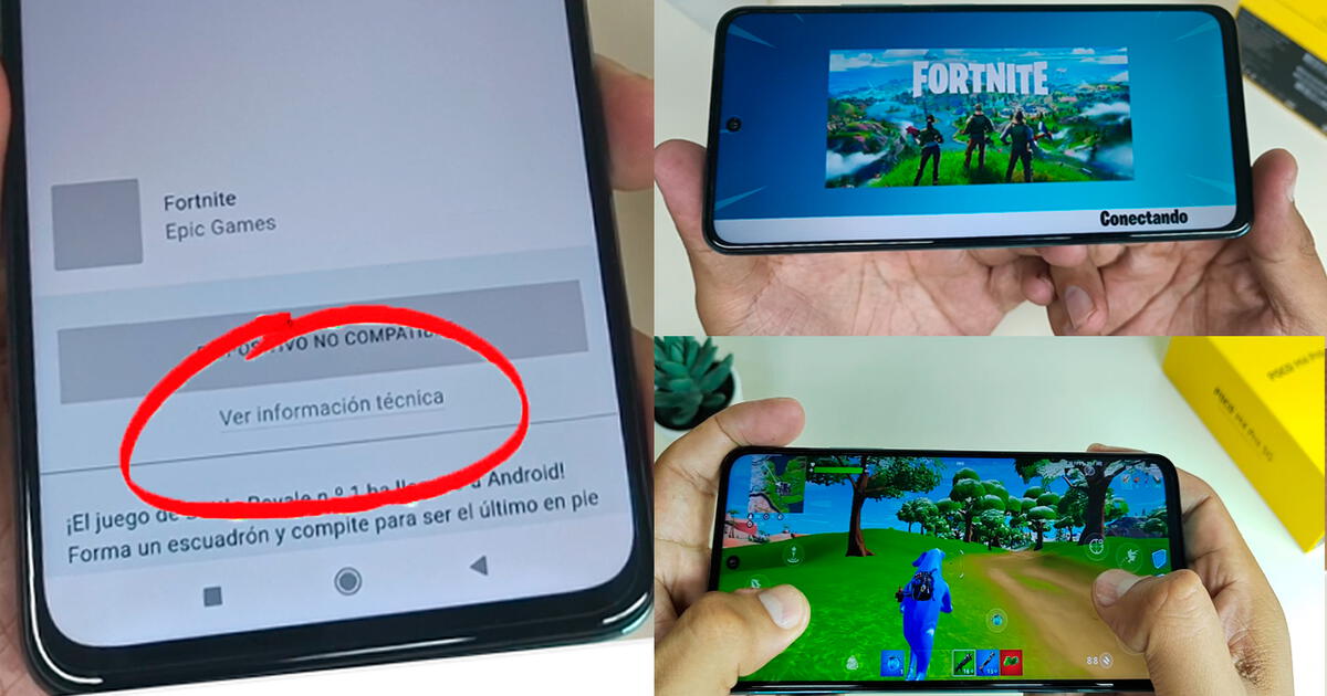 ¿Cómo instalar Fortnite en un smartphone que NO es compatible con el juego?