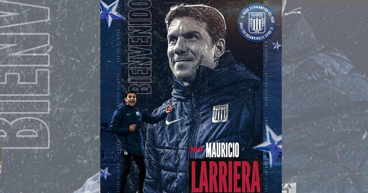 Alianza Lima oficializó a Mauricio Larriera como su nuevo técnico
