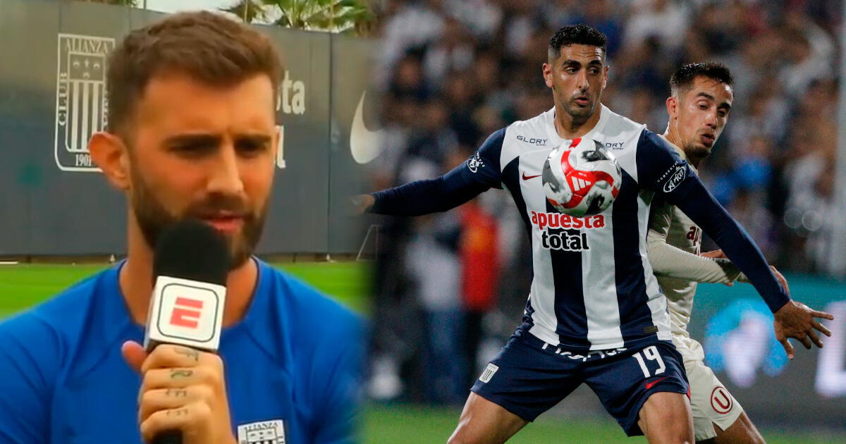 Gino Peruzzi is firm after the moment that Alianza Lima is going through: 