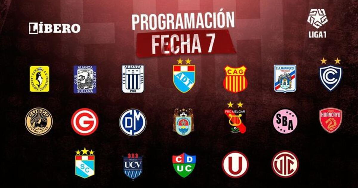 Liga 1: programación, horarios y resultados de la fecha 7 del Torneo Clausura