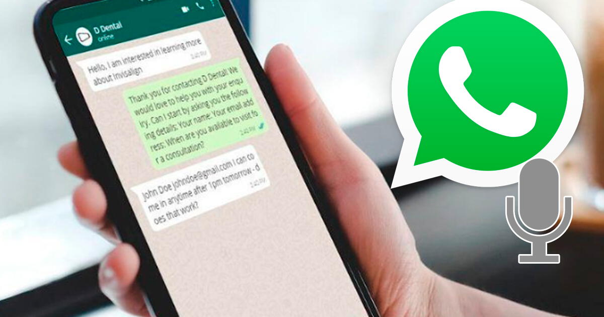 El truco para enviar mensajes por WhatsApp sin tener siquiera que tocar tu smartphone