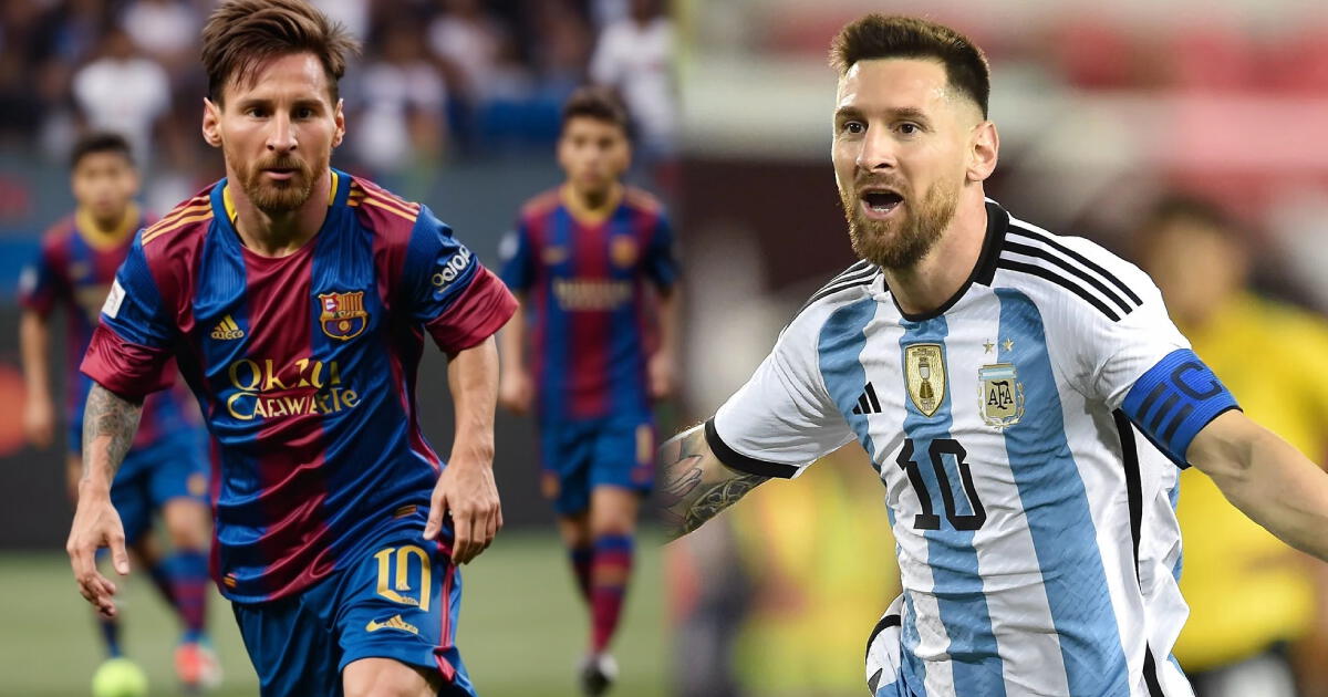 Así se vería Messi sin hormonas de crecimiento, según la inteligencia artificial