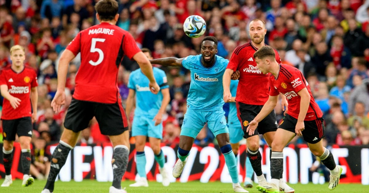 Manchester United empató 1-1 ante Athlétic Bilbao en la última jugada del partido