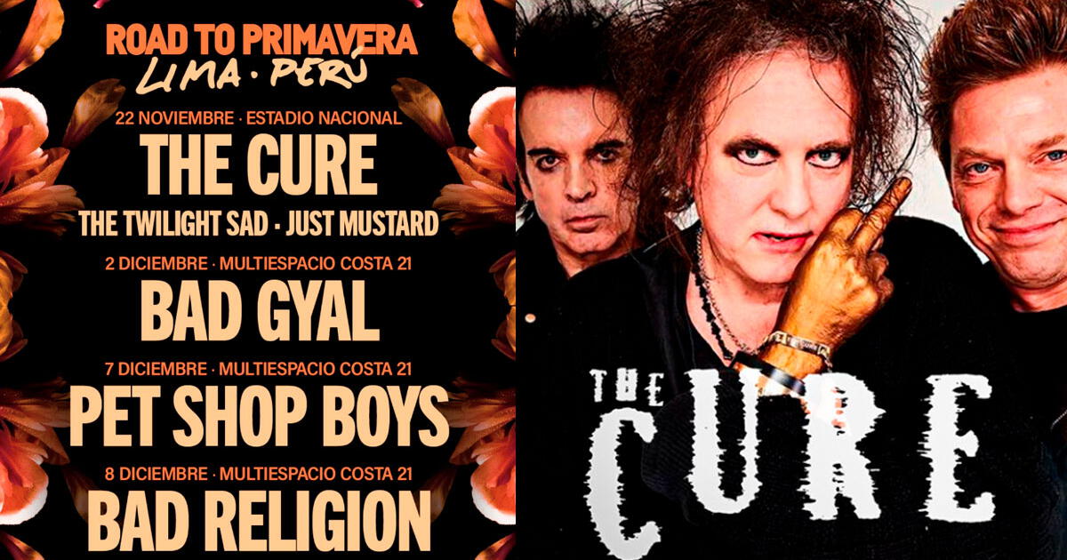 Road to Primavera Perú 2023: concierto de The Cure, Pet Shop Boys, Bad Religion y Bad Gyal