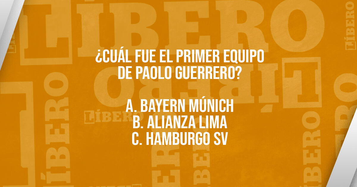 Are you a fan of Paolo Guerrero? Answer this riddle and prove it.
