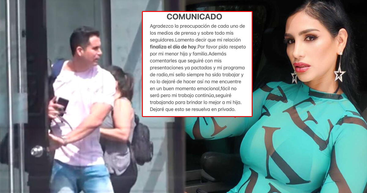 Leysi Suárez anuncia el fin de su relación tras ampay: 