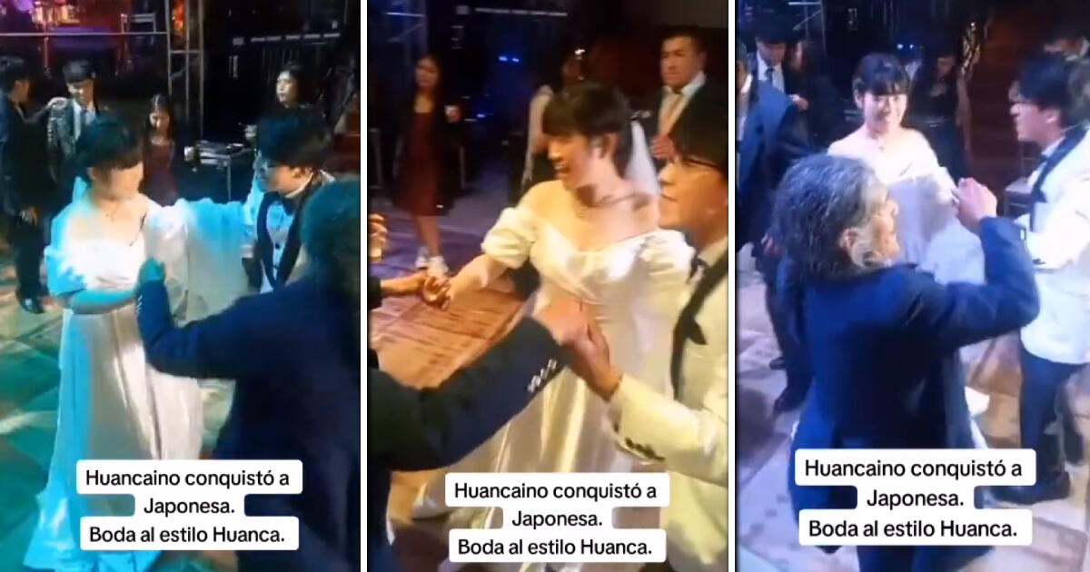 Japonesa se enamora de joven de Huancayo y festeja su boda al ritmo de huayno
