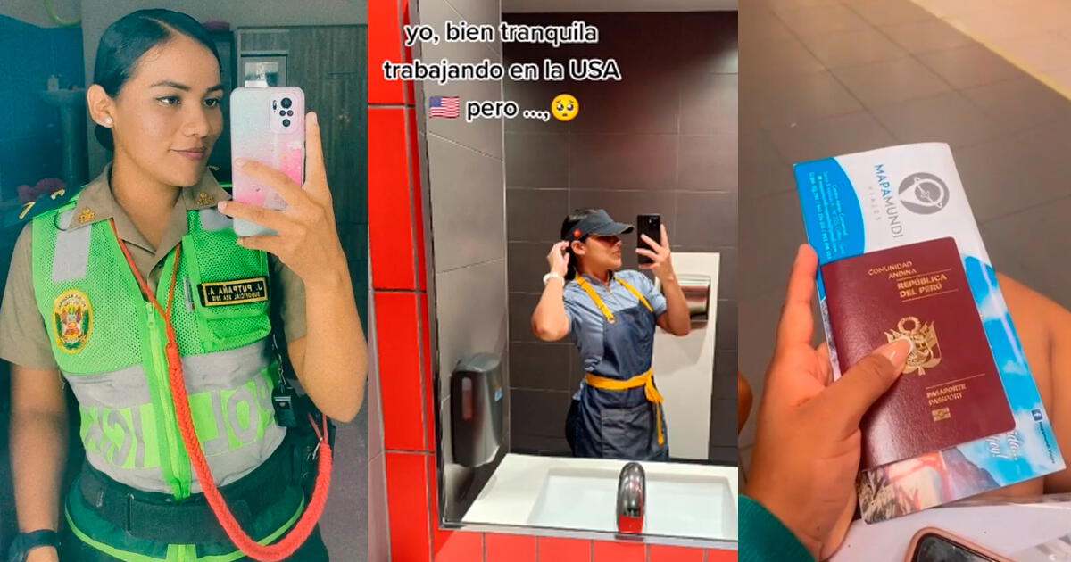 Policía peruana deja el país para trabajar en cadena de comida rápida en EE.UU.: 