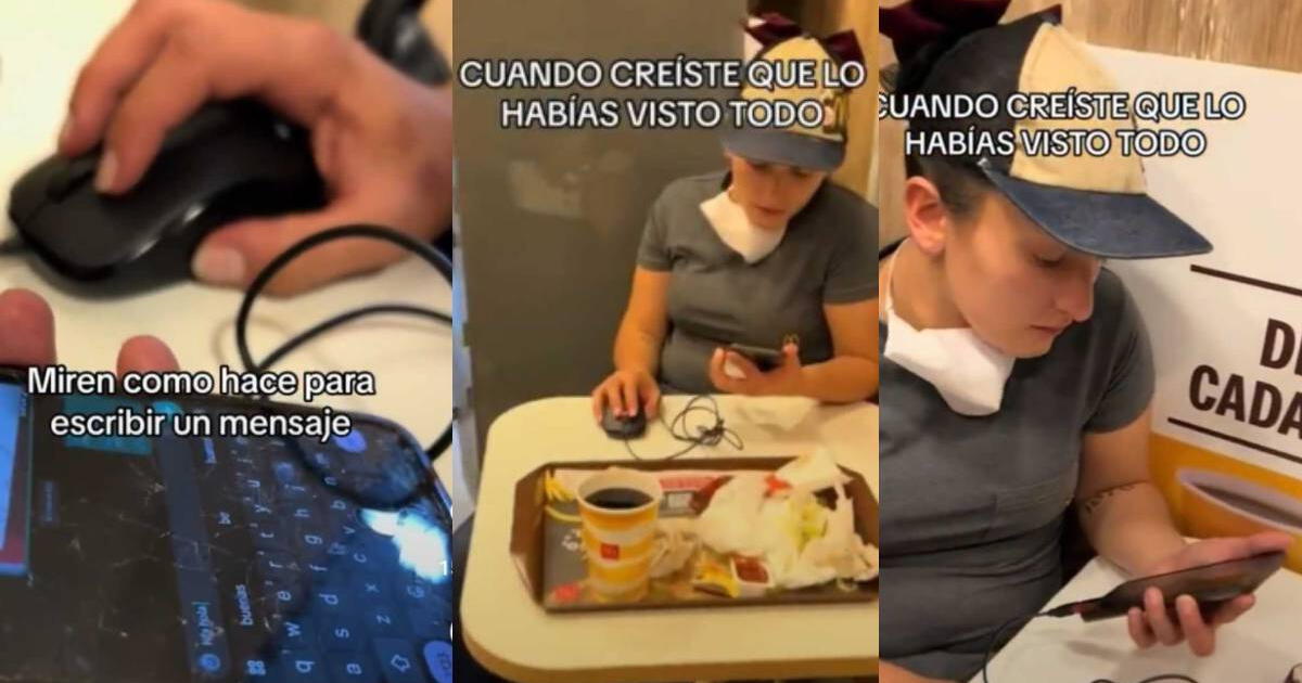 Táctil de su celular no funciona y crea forma inaudita de escribir: 