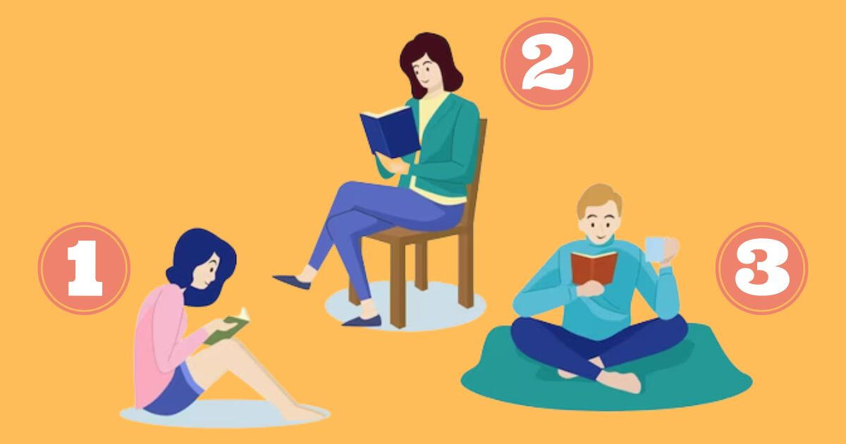 How do you read books? Your reading position will reveal the great skill you possess.