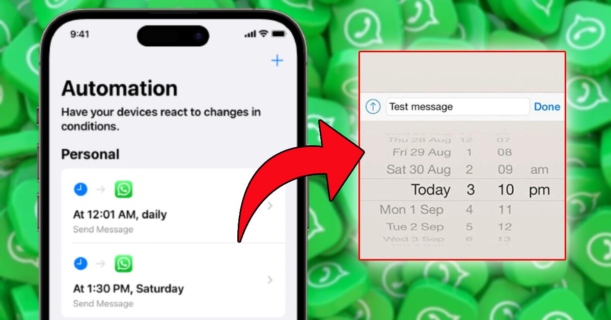 ¿Cómo programar un mensaje de WhatsApp en celulares iPhone? Guía completa