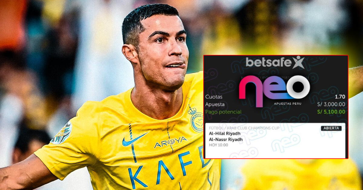 Thanks to Cristiano Ronaldo's goal, a Peruvian fan won thousands of soles in his bank account.