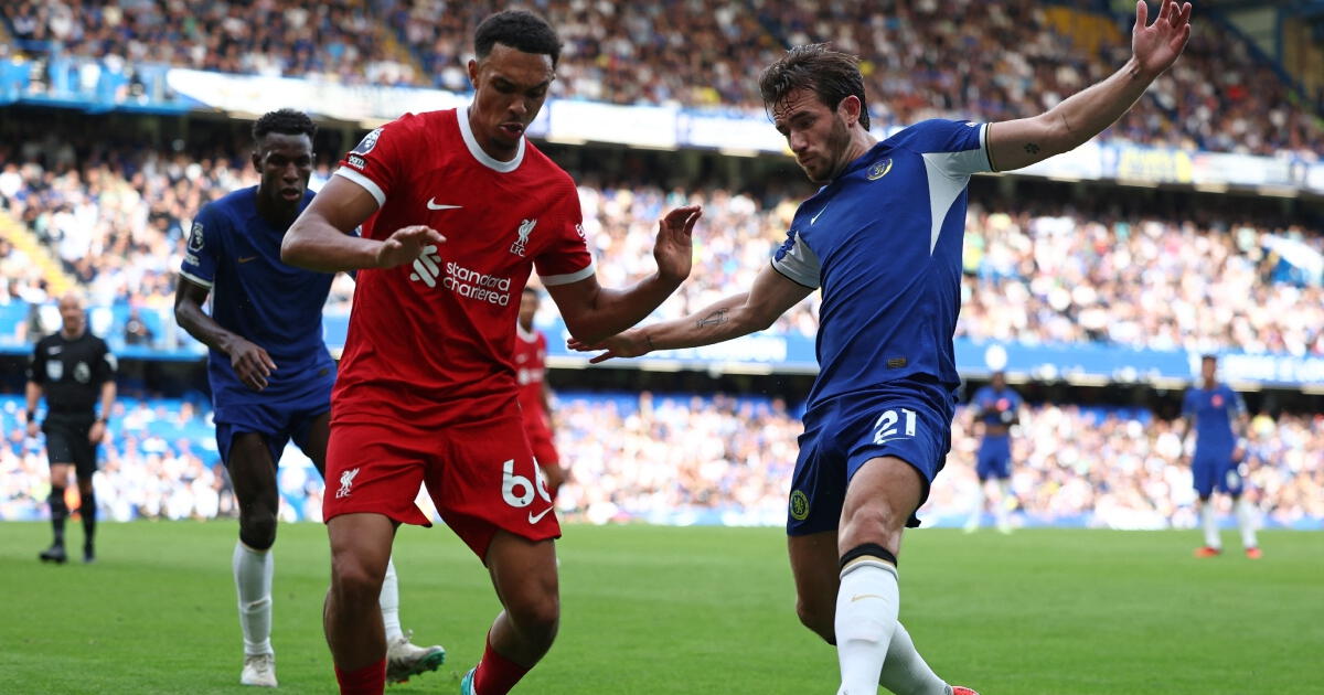 Chelsea y Liverpool empataron a uno en el debut de ambos por la Premier League