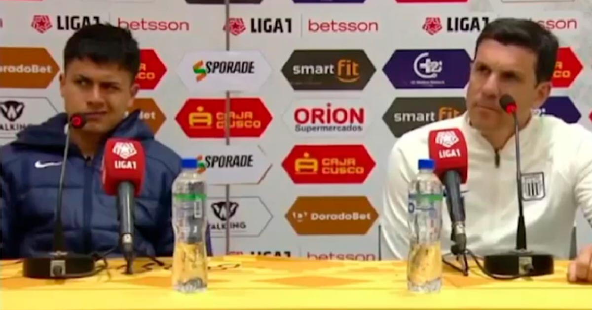Periodista incomodó a Concha y Larriera por preguntar por qué Alianza no compite en Copa