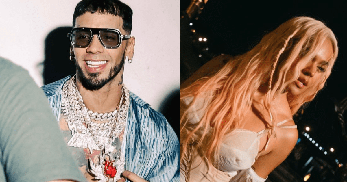 La insólita reacción de Anuel AA a la nueva canción de Karol G, 