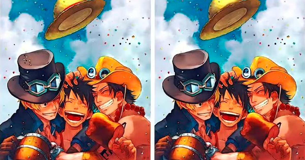 Solo un verdadero fanático de One Piece resolverá este reto: ¿Dónde están las 5 diferencias?