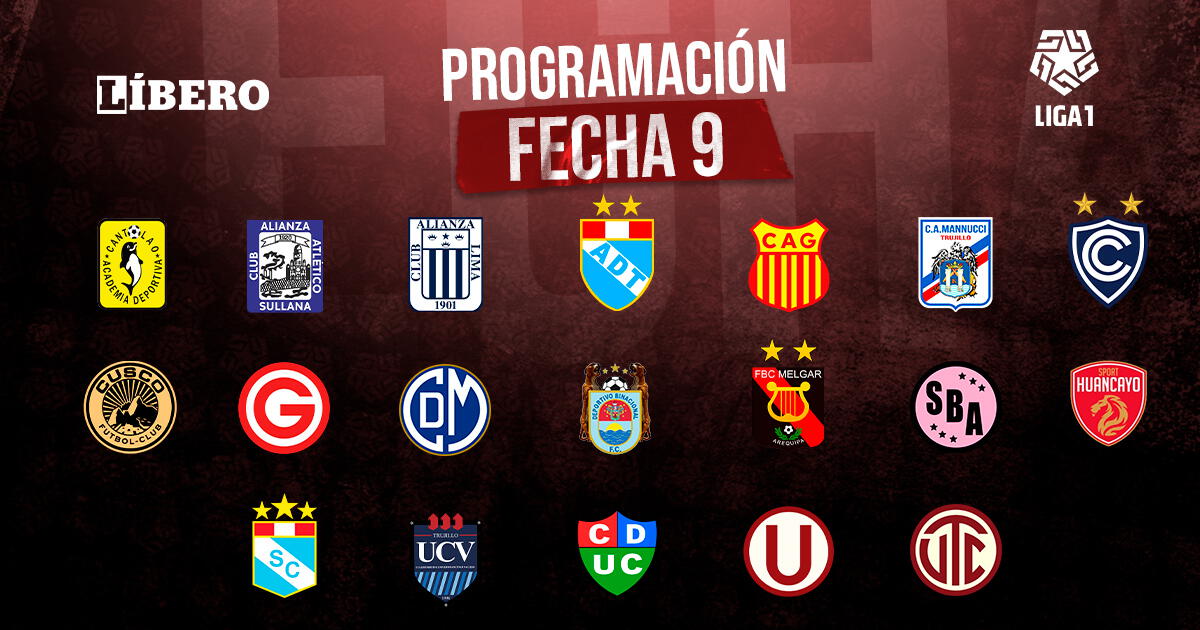 Partidos de hoy de la Liga 1: horarios, programación y dónde ver la fecha 9 del Clausura