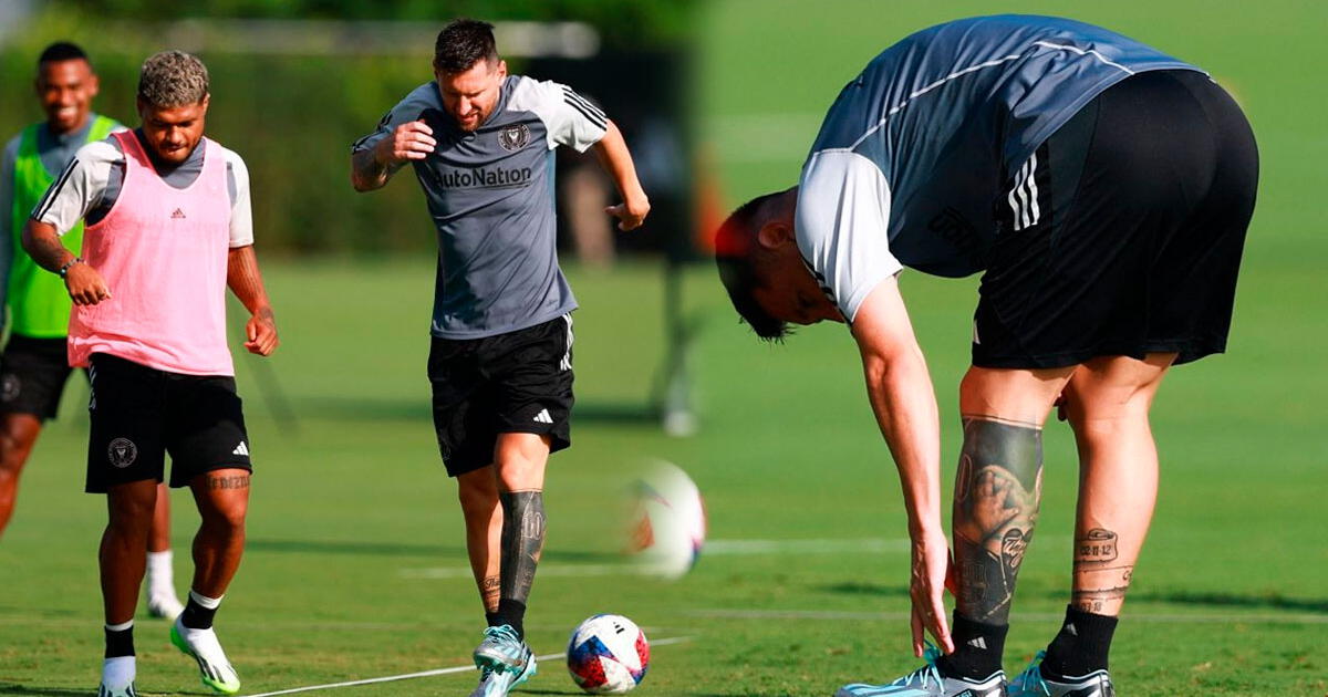 Lionel Messi asustó al 'Tata' y a sus compañeros en el entrenamiento del Inter Miami