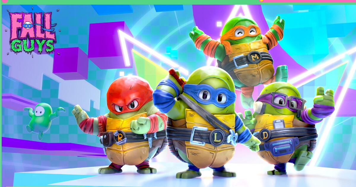 Fall Guys anuncia colaboración con las Tortugas Ninja: ¿cuándo estarán disponibles las skins?