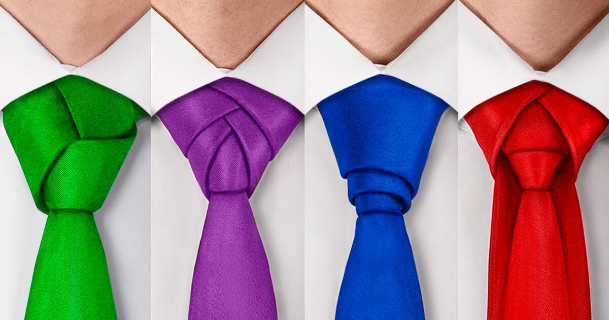 ¿Cómo haces el nudo de corbata? La técnica que realices, no es al azar, algo esconde sobre ti