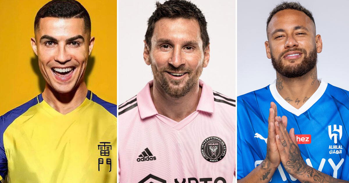Con Cristiano Ronaldo, Messi y Neymar, los 10 salarios más altos tras el mercado de pases 2023