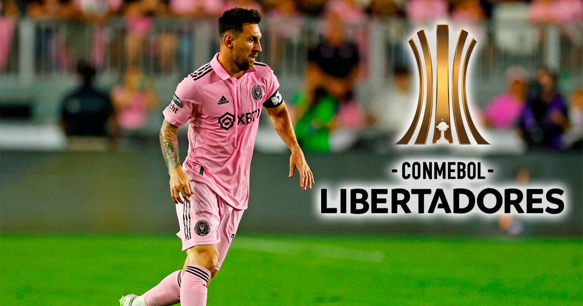 Inter Miami con Lionel Messi fueron invitados para jugar la Copa Libertadores 2024