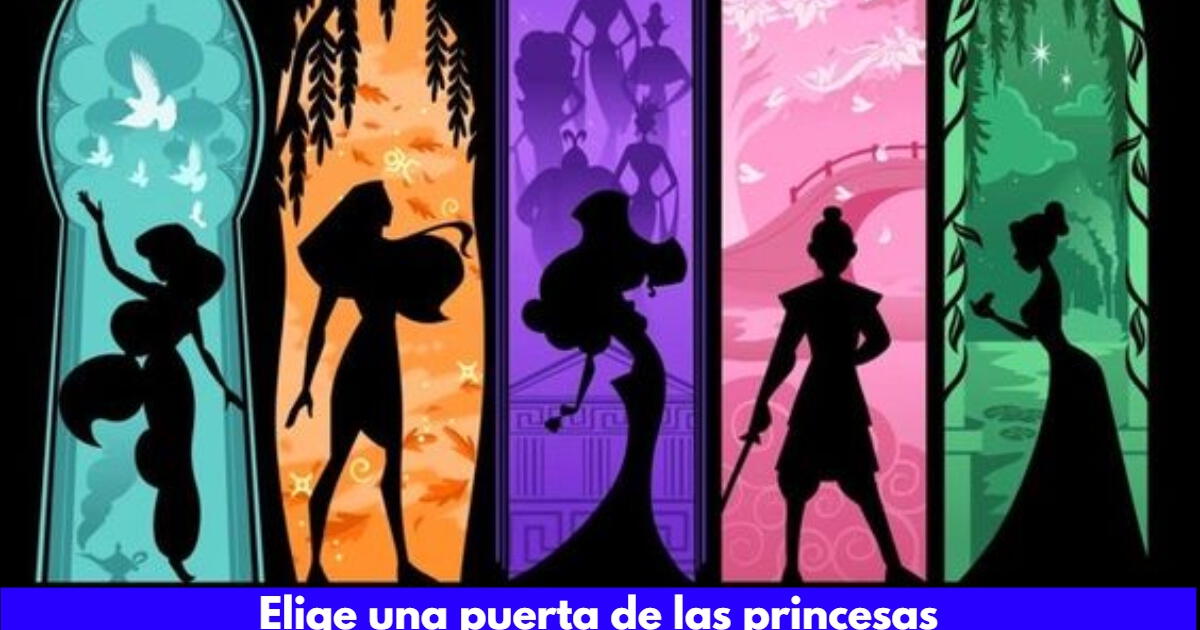 ¿Con qué princesa Disney te identificas? La puerta que elijas definirá lo que te trae este mes