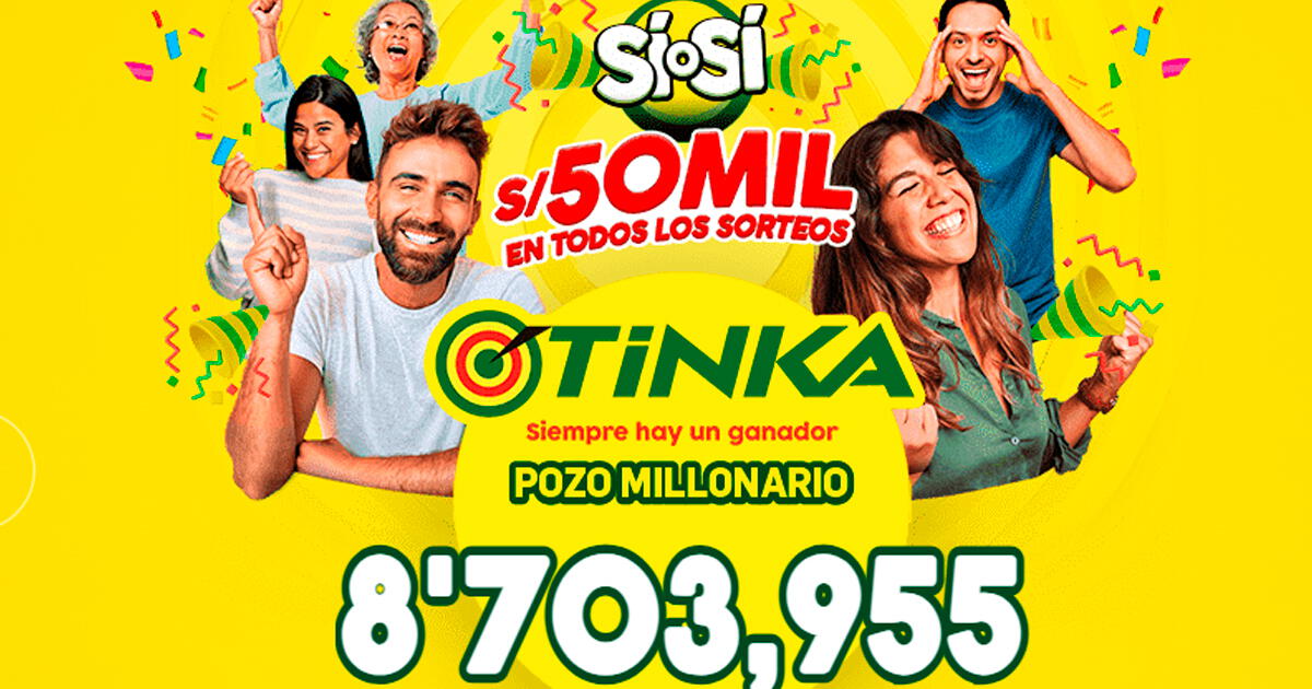 Results of La Tinka Wednesday, August 16: watch the draw and find out the winning numbers.