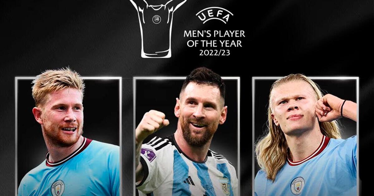 Lionel Messi, Kevin de Bruyne y Erling Haaland nominados a 